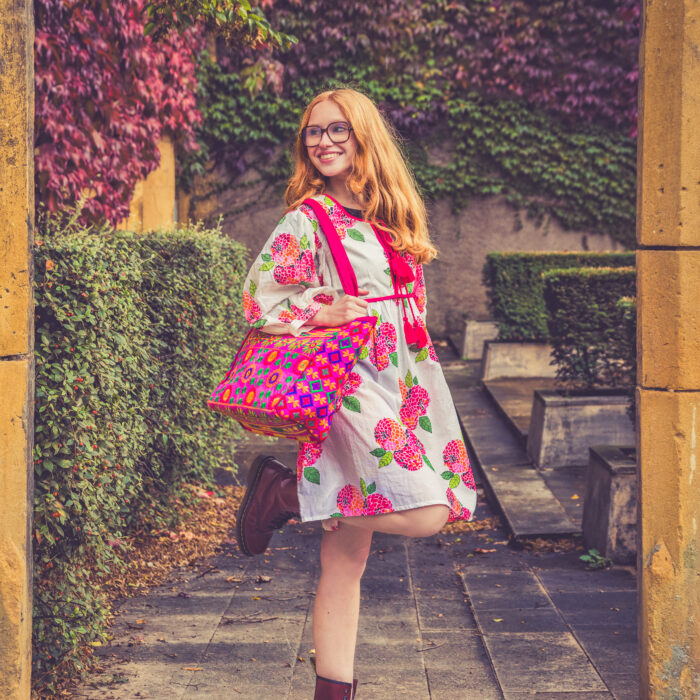 Robe dahlias pompons – Image 4
